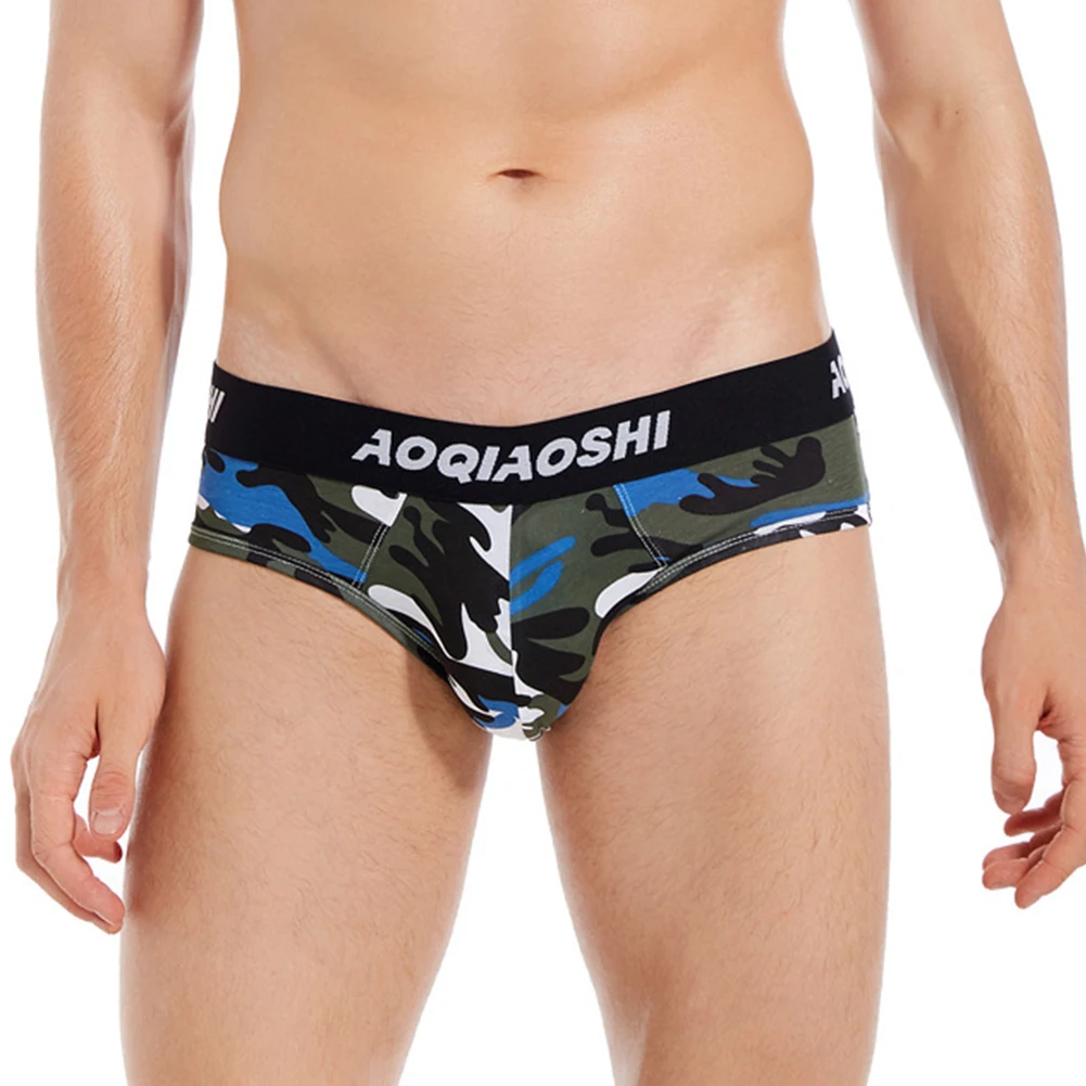 Sexy Men Camouflage Briefs Cotton Bugle Pouch Underwear Low Rise Hip Lift Underpants Elasticity Short Trunks Casual Swimwear
Sexy Men Camouflage Briefs Cotton Bugle Pouch Underwear Low Rise Hip Lift Underpants Elasticity Short Trunks Casual Swimwear