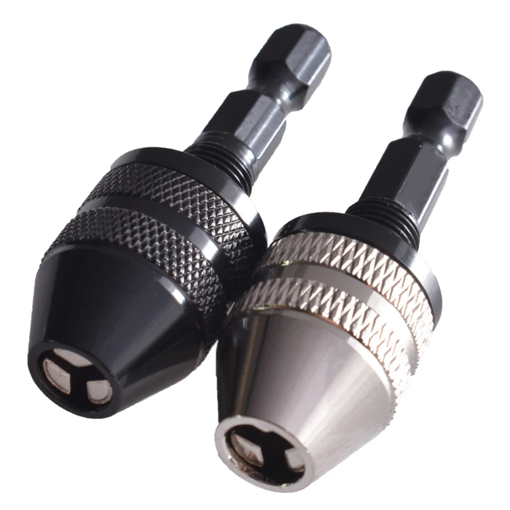 2pcs 0.3-3.6mm Drill Chuck 1/4'' Hex Shank Keyless Screwdriver Impact Driver Adaptor Quick Change Converter For Electric Tools
2pcs 0.3-3.6mm Drill Chuck 1/4'' Hex Shank Keyless Screwdriver Impact Driver Adaptor Quick Change Converter For Electric Tools