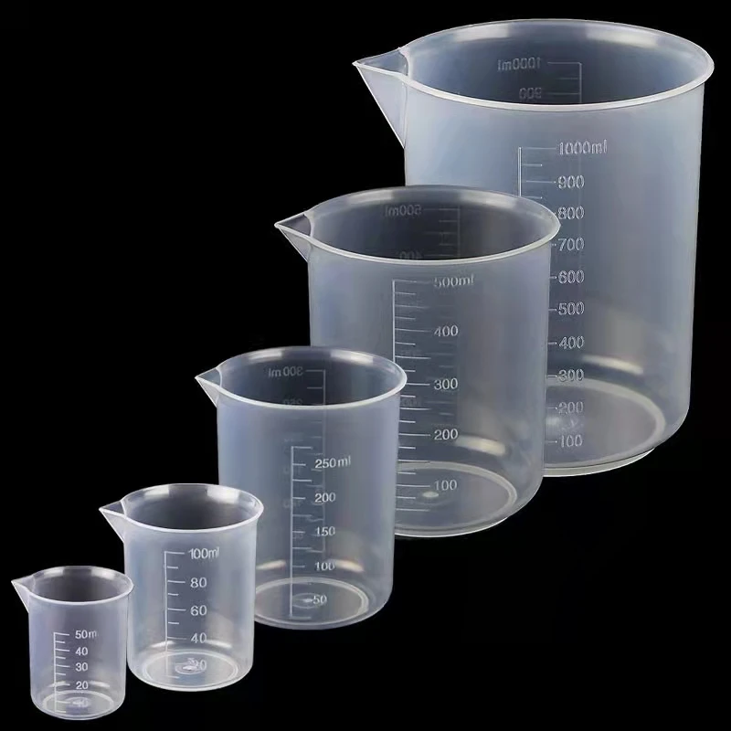 25ml to 1000ml Clear Plastic Liquid Measuring Cup Beaker For Lab Kitchen Measuring Tools
25ml to 1000ml Clear Plastic Liquid Measuring Cup Beaker For Lab Kitchen Measuring Tools