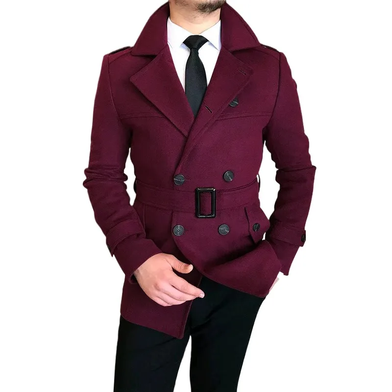 

2024 удобное высококачественное заводское модное мужское пальто стандартное повседневное Чжэцзян полиэстер хлопок Тренч мужские зимние куртки