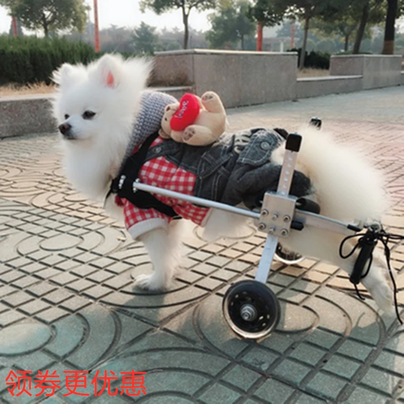 

Dog Wheelchair Rear Limb Paralysis Rehabilitation Pet Cat Disabled Rear Leg Auxiliary Bracket Puppy Walking Small Stroller