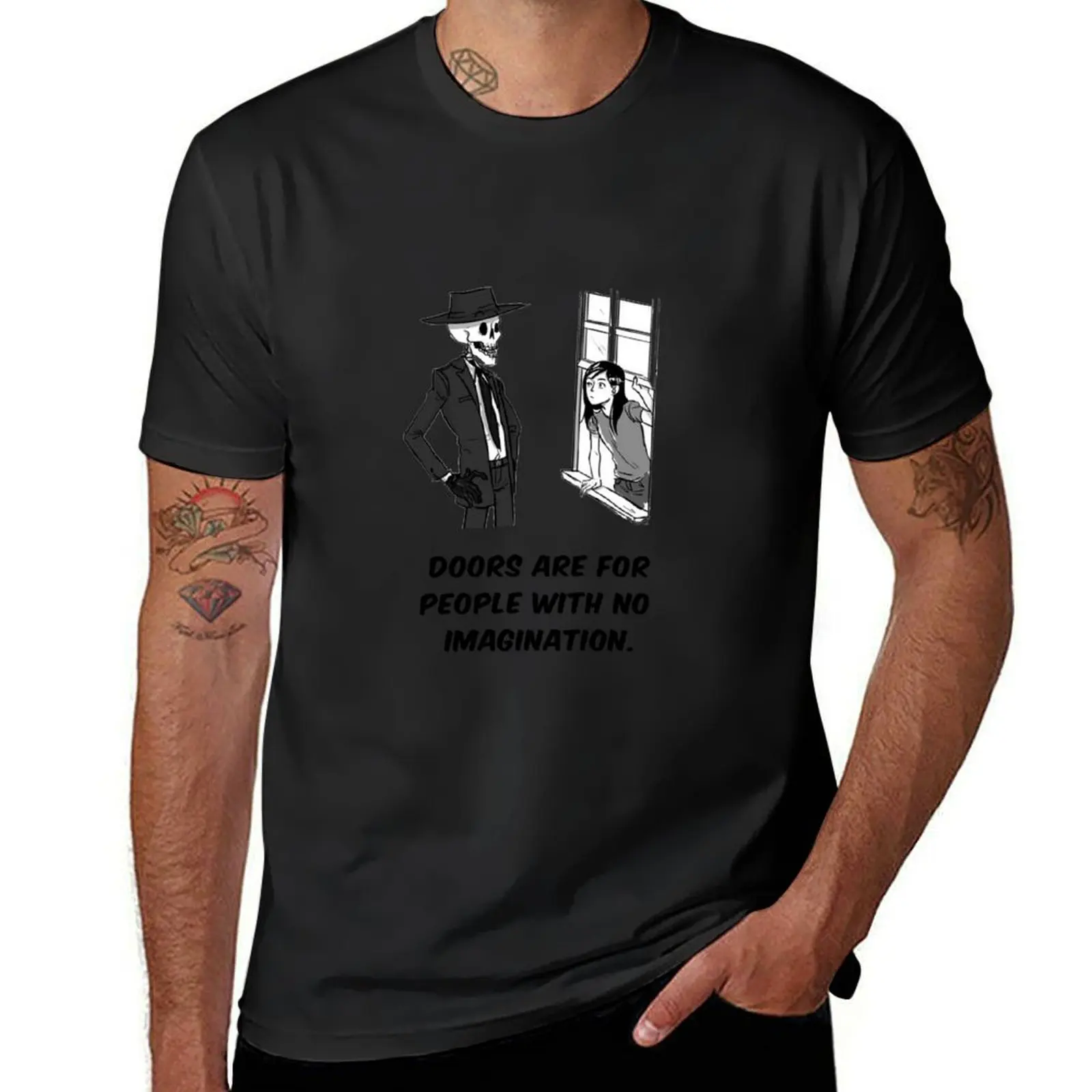 Skulduggery Pleasant Fanart - Doors T-Shirt new edition korean fashion men t shirt
Skulduggery Pleasant Fanart - Doors T-Shirt new edition korean fashion men t shirt