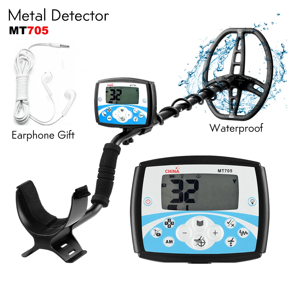 MT705 Underground Metal Detector Professional High Sensitivity Adjustable Tracker Pinpointing Waterproof Gold Detector De Metais
MT705 Underground Metal Detector Professional High Sensitivity Adjustable Tracker Pinpointing Waterproof Gold Detector De Metais