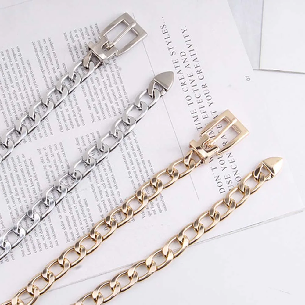 Simple Thin Fashion Summer Europe and America Women Waist Chain Long Pin Buckle Jewelry Accessory Metal Belt
Simple Thin Fashion Summer Europe and America Women Waist Chain Long Pin Buckle Jewelry Accessory Metal Belt