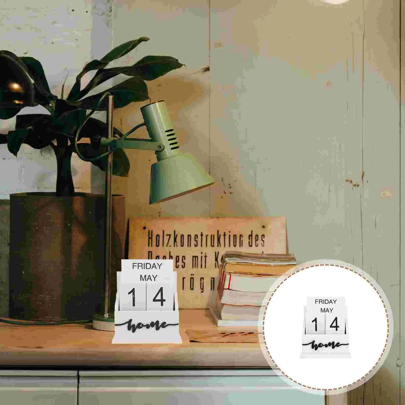 

Календарь стол Декор аксессуар простой вечный Настольный Орнамент Дерево месяц Дата Отображение