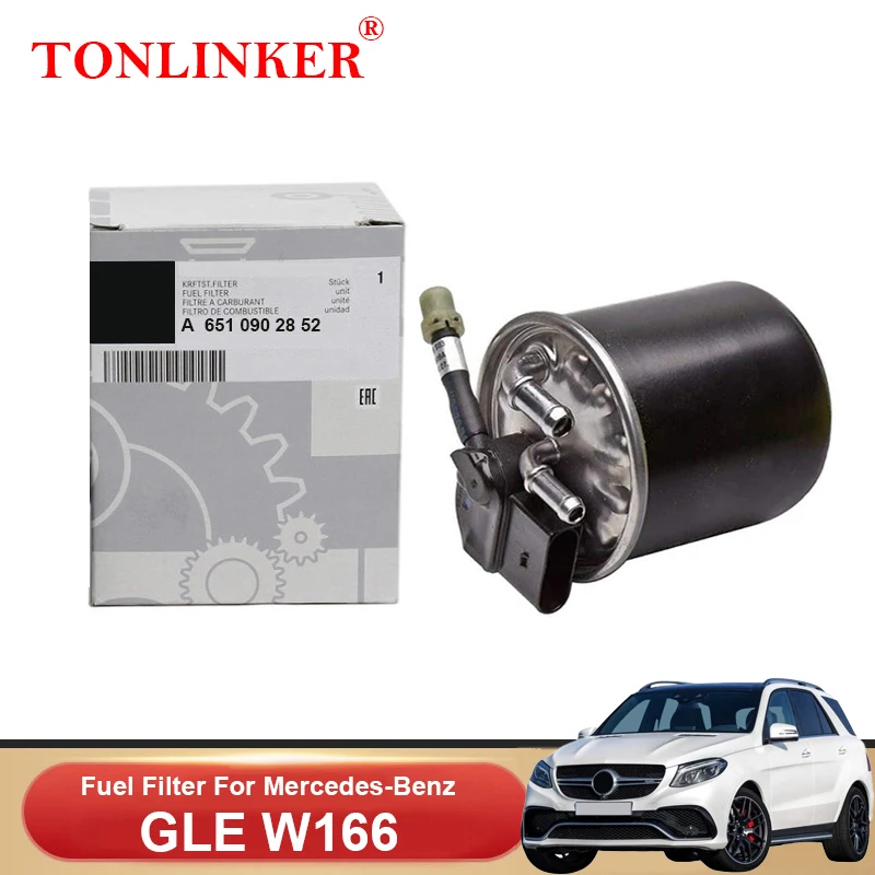 TONLINKER Fuel Filter A6510902852 For Mercedes Benz GLE W166 2015 2016 2017 2018 GLE 250d 300d 4MATIC 2.1L Car Accessories Goods
TONLINKER Fuel Filter A6510902852 For Mercedes Benz GLE W166 2015 2016 2017 2018 GLE 250d 300d 4MATIC 2.1L Car Accessories Goods
