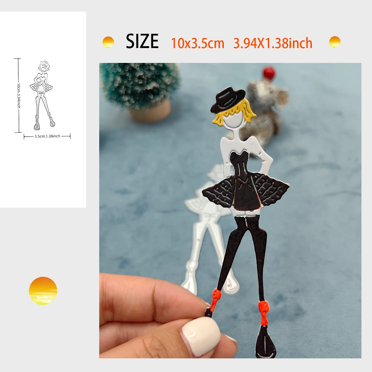 Dancing Girl Cutting Dies Embossing Scrapbook Craft Greeting Card DIY troqueles de metal para Cutting Dies 2024 New Arrivals
Dancing Girl Cutting Dies Embossing Scrapbook Craft Greeting Card DIY troqueles de metal para Cutting Dies 2024 New Arrivals