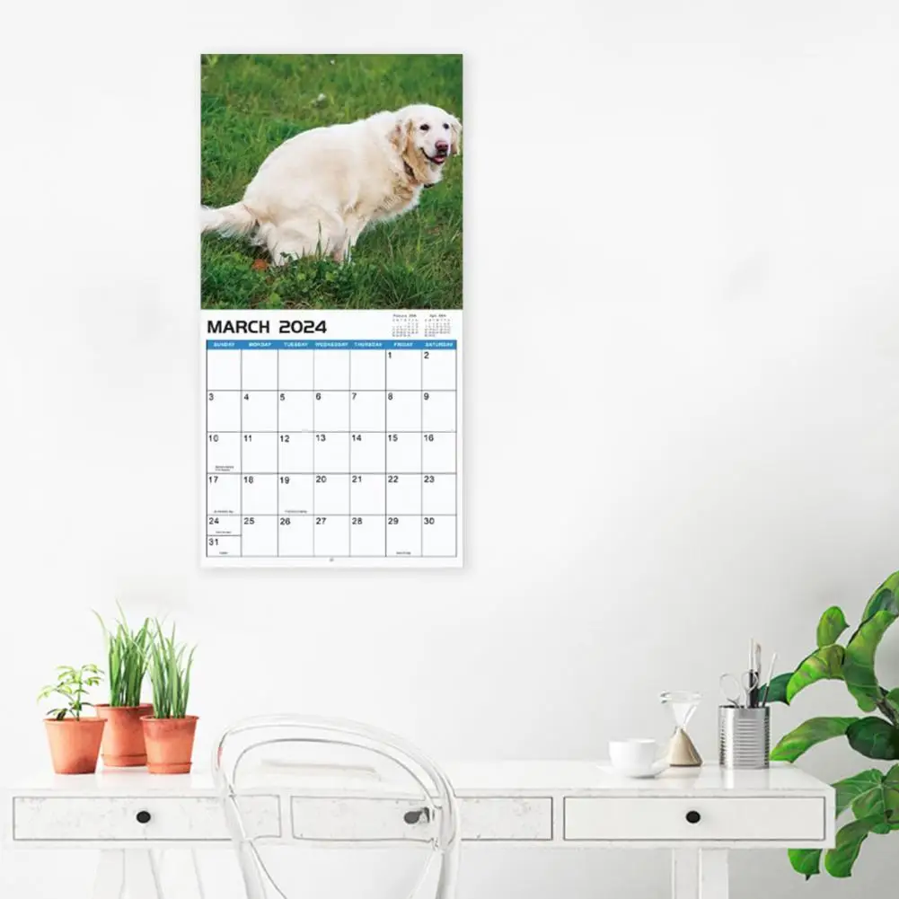Funny Dog Calendar 2024 Hilarious Dog Pooping Calendar Monthly Planner with No Bleed Thick Paper Funny Gag Gift for Home Office
Funny Dog Calendar 2024 Hilarious Dog Pooping Calendar Monthly Planner with No Bleed Thick Paper Funny Gag Gift for Home Office
