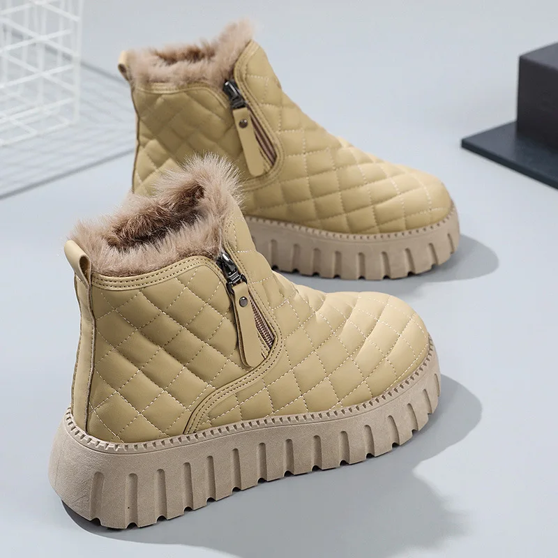 Fashion Shoes Women's Winter Thick Soled Snow Boots Plush Women's Casual Sports Shoes Warm and Cold Proof High Top Women's Boots
Fashion Shoes Women's Winter Thick Soled Snow Boots Plush Women's Casual Sports Shoes Warm and Cold Proof High Top Women's Boots