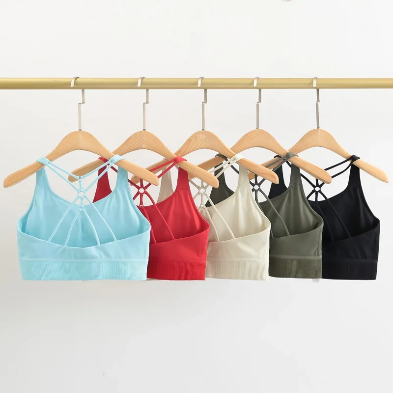 Lulu Ultra Soft Nylon Strappy Sports Bras Women Criss Cross Back Padded Workout Yoga Bra Gym High Stretch Support Crop Tops
Lulu Ultra Soft Nylon Strappy Sports Bras Women Criss Cross Back Padded Workout Yoga Bra Gym High Stretch Support Crop Tops