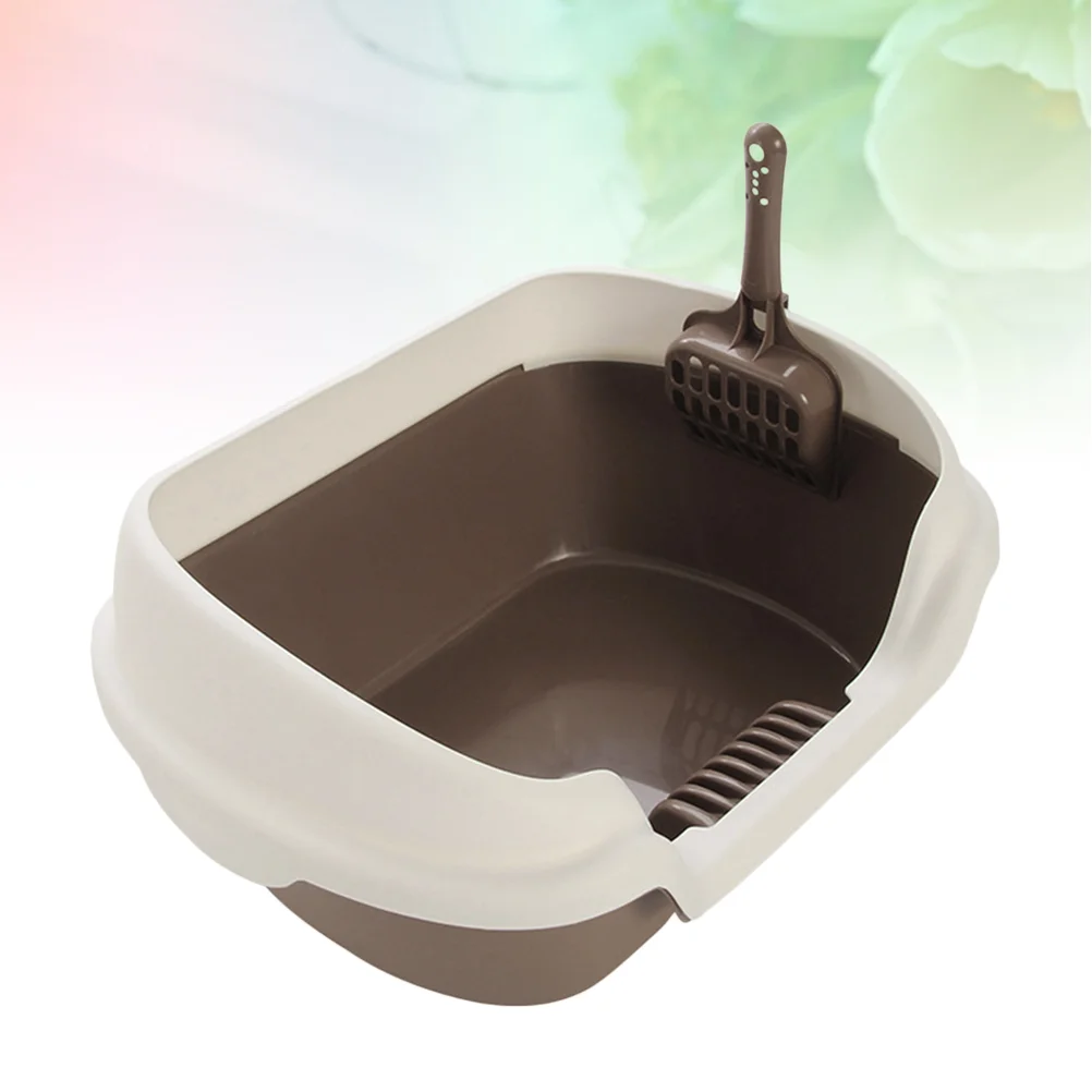 Open Cat Litter Box High Side Anti Splashing Cats Litter Pan Kitten Toilet Litter Sifting Scoop Semi Enclosed Removable Kittens
Open Cat Litter Box High Side Anti Splashing Cats Litter Pan Kitten Toilet Litter Sifting Scoop Semi Enclosed Removable Kittens
