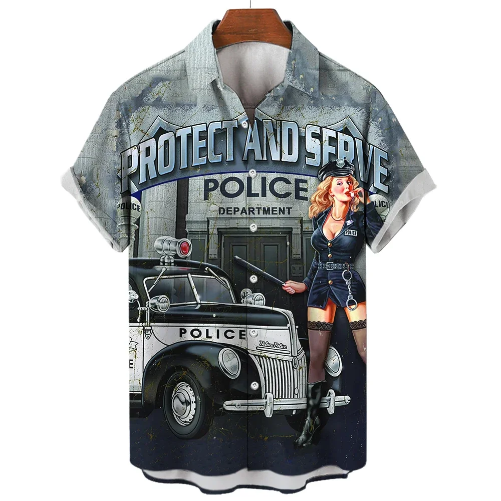 Vintage Men's Shirt Biker Girl Hd Print Shirts Vintage Loose Plus Size Camisas De Hombre Breathable Original Shirts And Blouses
Vintage Men's Shirt Biker Girl Hd Print Shirts Vintage Loose Plus Size Camisas De Hombre Breathable Original Shirts And Blouses