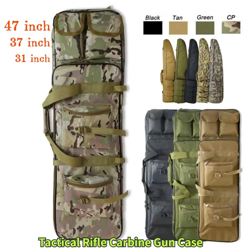 

Tactical Hunting Backpack Sniper Airsoft Rifle 81cm 94cm 117cm Square Carry Bag Military Shooting Paintball Gun Protection Case