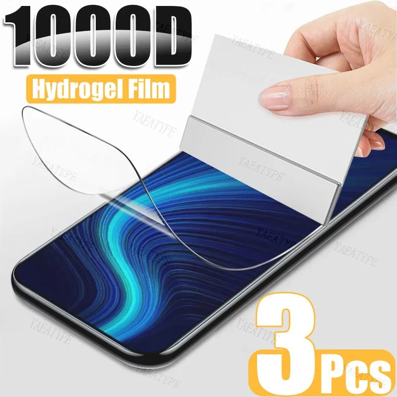 

3PCS Screen Protector For OPPO A98 A97 A78 A17 A96 A93 A92 A91 A73 A72 Hydrogel Film For OPPO A53 A52 A33 A31 A15 A15S A12