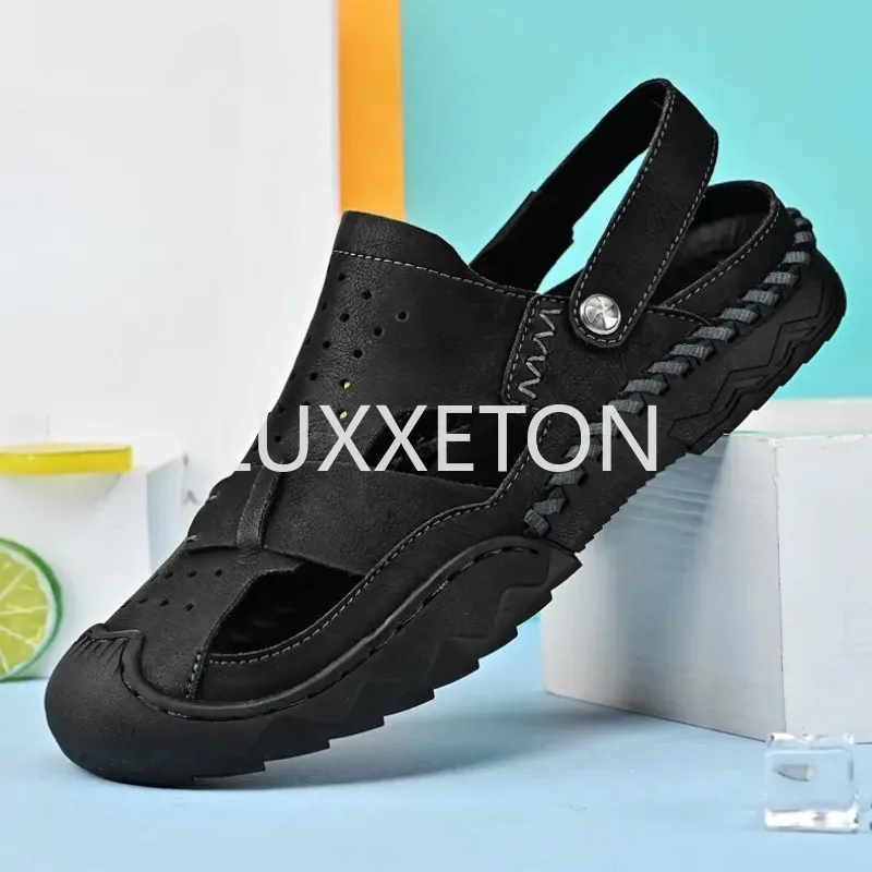Новинка, мужские сандалии, летние дышащие сетчатые Повседневные Легкие пляжные сандалии, модная мужская обувь большого размера
Новинка, мужские сандалии, летние дышащие сетчатые Повседневные Легкие пляжные сандалии, модная мужская обувь большого размера