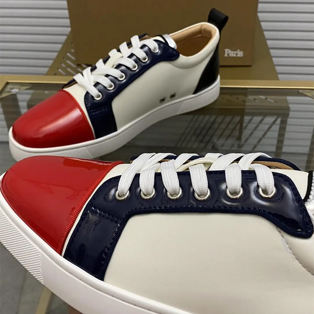 Fashion Luxury Night Club Low Top Red Bottom For Men Shoes White Genuine Leather Flats Sneakers
Fashion Luxury Night Club Low Top Red Bottom For Men Shoes White Genuine Leather Flats Sneakers
