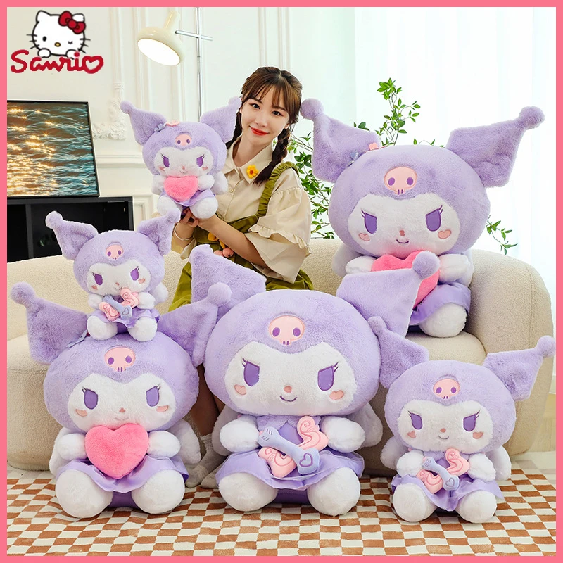 Sanrio Valentine'S Day Cupid Kuromi Action Figure Angel Hug Doll Soft Throw Pillow Plush Toy Room Decoration Girl Birthday Gift 
Sanrio Valentine'S Day Cupid Kuromi Action Figure Angel Hug Doll Soft Throw Pillow Plush Toy Room Decoration Girl Birthday Gift