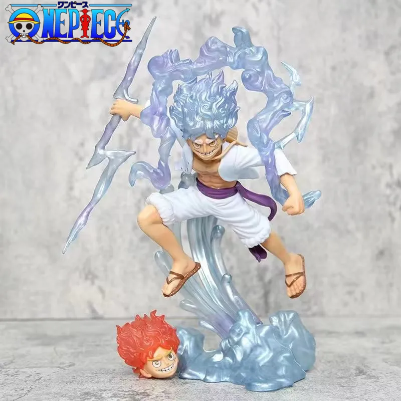 

Anime One Piece Figures Gk Nika Monkey D. Luffy Model Dolls Figurines Gear 5 Helios Pvc Action Figure Collectible Children's Toy
