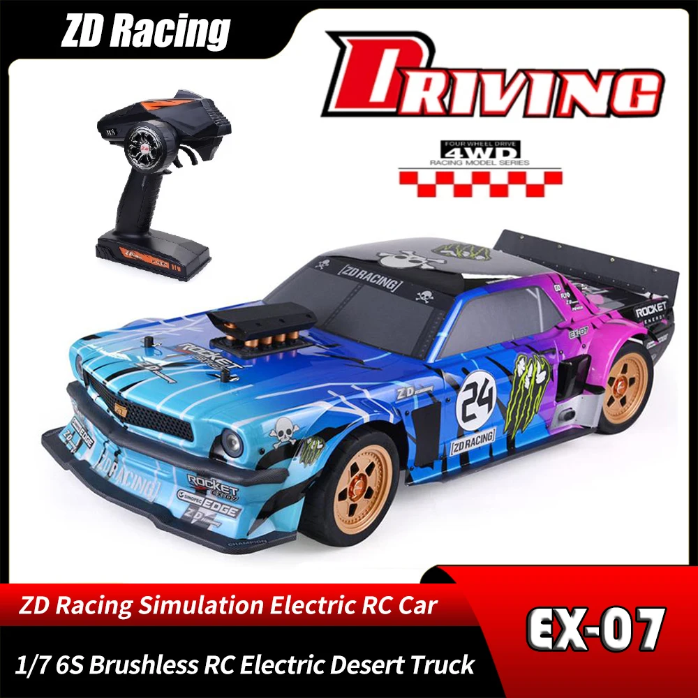 ZD Racing EX-07 1/7 4WD бесщеточный пульт дистанционного управления EX07 RC автомобиль Дрифт супер высокая скорость 130 км/ч огромная модель автомобиля полностью пропорциональная
ZD Racing EX-07 1/7 4WD бесщеточный пульт дистанционного управления EX07 RC автомобиль Дрифт супер высокая скорость 130 км/ч огромная модель автомобиля полностью пропорциональная