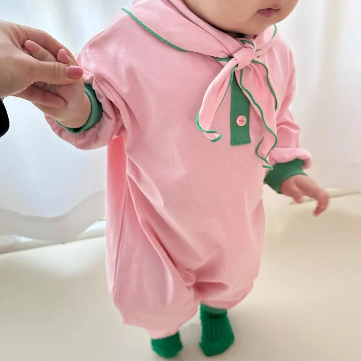 2025 Autumn New Baby Long Sleeve Romper + Shawl Cotton Infant Boy Girl Solid Casual Jumpsuit Newborn Toddler Clothes 0-24M 1
