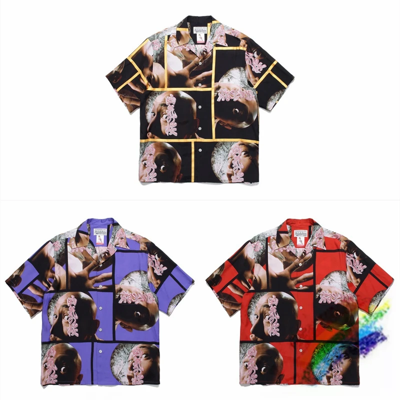 2023ss WACKO MARIA Shirts Men Women High Quality Purple Red Black Hawaiian Shirt Top Tee
2023ss WACKO MARIA Shirts Men Women High Quality Purple Red Black Hawaiian Shirt Top Tee