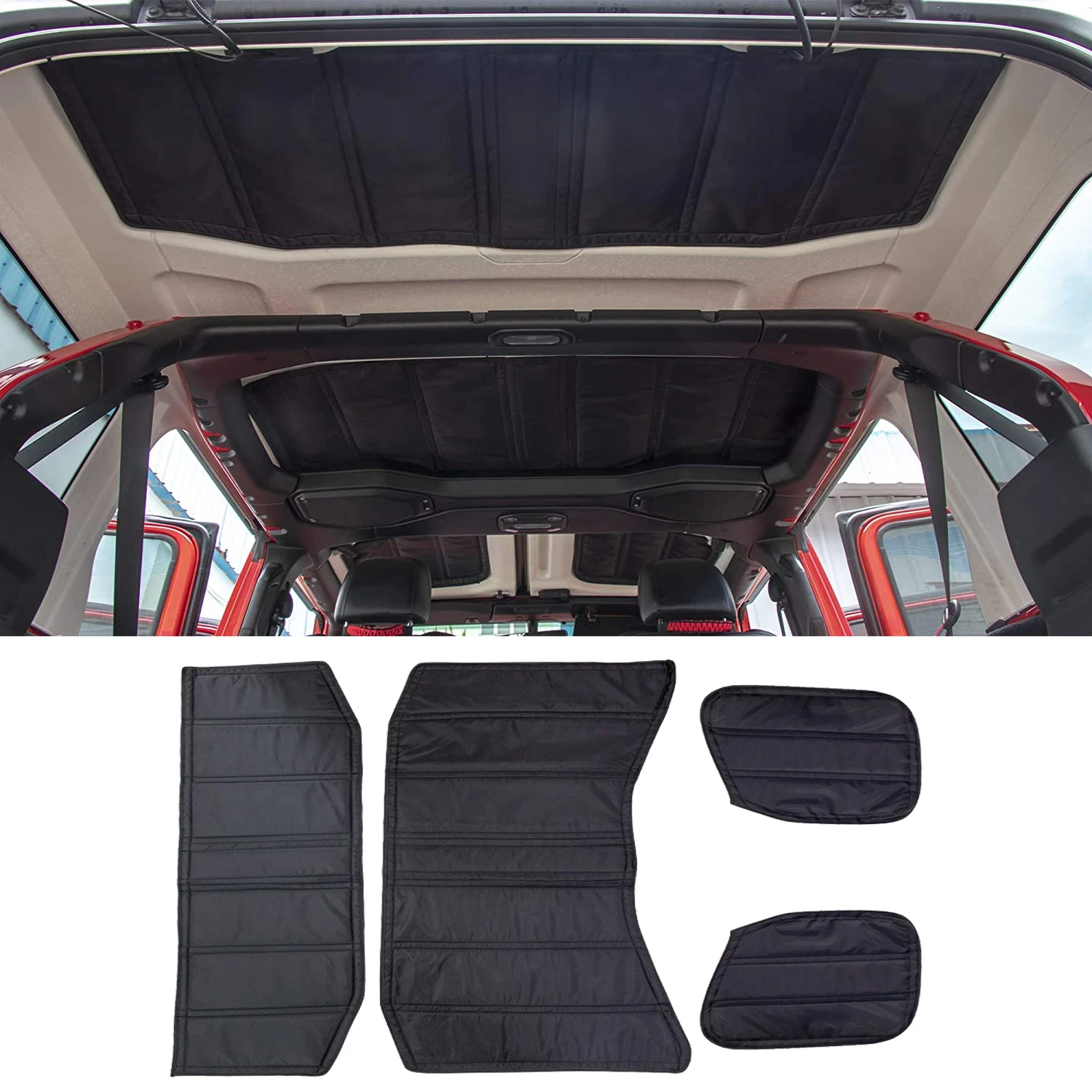 Car Roof Heat Insulation Cover Pad for Jeep Wrangler JL 2018-2022 2/4 DoorsRoof Heat Insulation Cotton Auto Interior Accessories
Car Roof Heat Insulation Cover Pad for Jeep Wrangler JL 2018-2022 2/4 DoorsRoof Heat Insulation Cotton Auto Interior Accessories