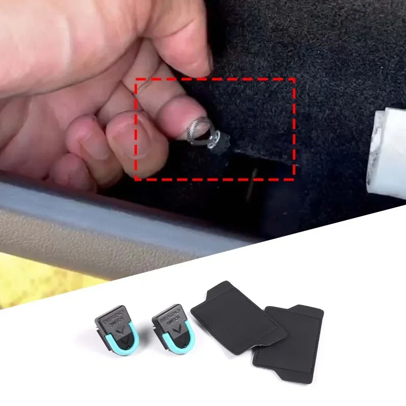 For Tesla Model Y 2021-2022 ABS Green Car Rear Door Handle Lock Mechanical Switch Handle Emergency Puller Button Car Accessories
For Tesla Model Y 2021-2022 ABS Green Car Rear Door Handle Lock Mechanical Switch Handle Emergency Puller Button Car Accessories