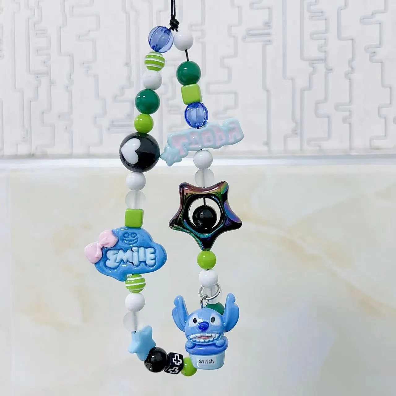 Cartoon Stitch Mobile Phone Chain Handmade Diy Bead String Lanyard Original Wrist Chain Bag Hanging Ornaments for Boys and Girls
Cartoon Stitch Mobile Phone Chain Handmade Diy Bead String Lanyard Original Wrist Chain Bag Hanging Ornaments for Boys and Girls
