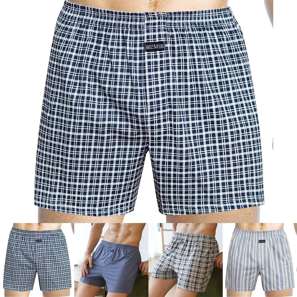 Boxers Shorts Mens Sleep Bottom Casual Loose Plaid Wide Leg Cotton Boxershorts Men Shorts Home Intimate Underwears Underpant
Boxers Shorts Mens Sleep Bottom Casual Loose Plaid Wide Leg Cotton Boxershorts Men Shorts Home Intimate Underwears Underpant