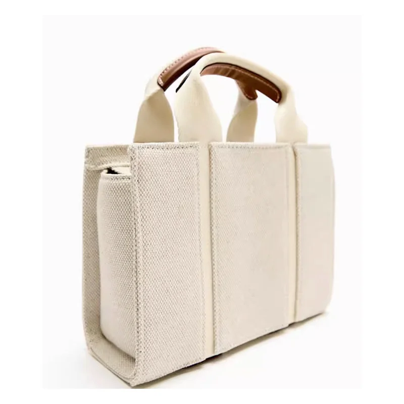Box Canvas Handbag Horizontal Square One Shoulder Crossbody Bag Splice Pu Women's Big Bag European American Street Trend
Box Canvas Handbag Horizontal Square One Shoulder Crossbody Bag Splice Pu Women's Big Bag European American Street Trend