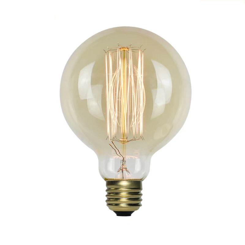 

Retro Edison Bulb E27 220V 40W Light Bulb A60 ST64 T10 T45 G80 G95 Filament Vintage Ampoule Incandescent Spiral Lamp