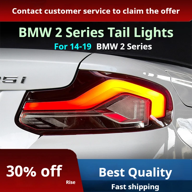 Автомобильные фары для 14-21 BMW 2 серии, задняя часть в сборе, модель F22, Модифицированная деталь, новые ходовые огни, плавные поворотники
Автомобильные фары для 14-21 BMW 2 серии, задняя часть в сборе, модель F22, Модифицированная деталь, новые ходовые огни, плавные поворотники