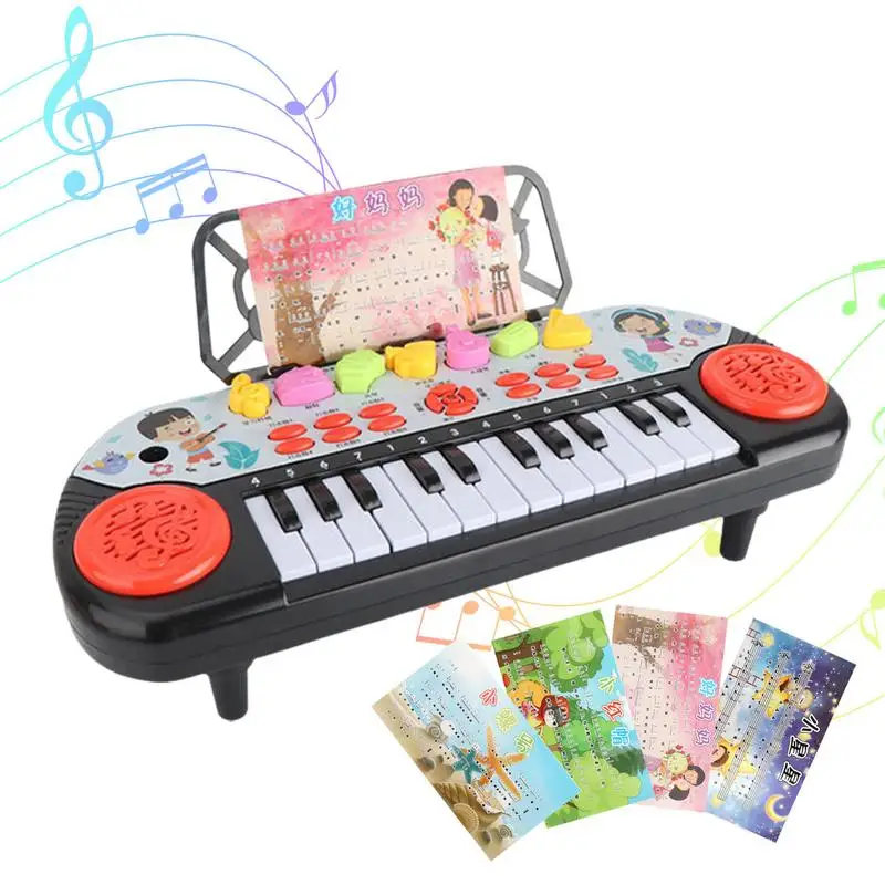 

Детская электронная клавиатура для пианино, портативный проектор, рождественский подарок для ребенка, новичка
