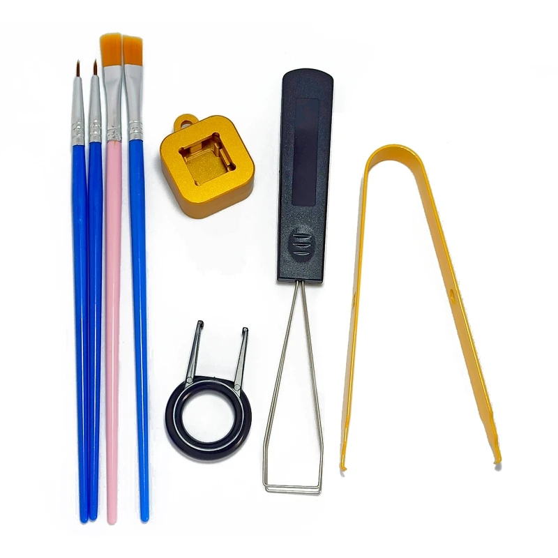 8PCS Mechanical Keyboard Switch Holder Tweezers Lube Tool Brush Stem Picker for Cherry Kailh Gateron Switches Puller
8PCS Mechanical Keyboard Switch Holder Tweezers Lube Tool Brush Stem Picker for Cherry Kailh Gateron Switches Puller