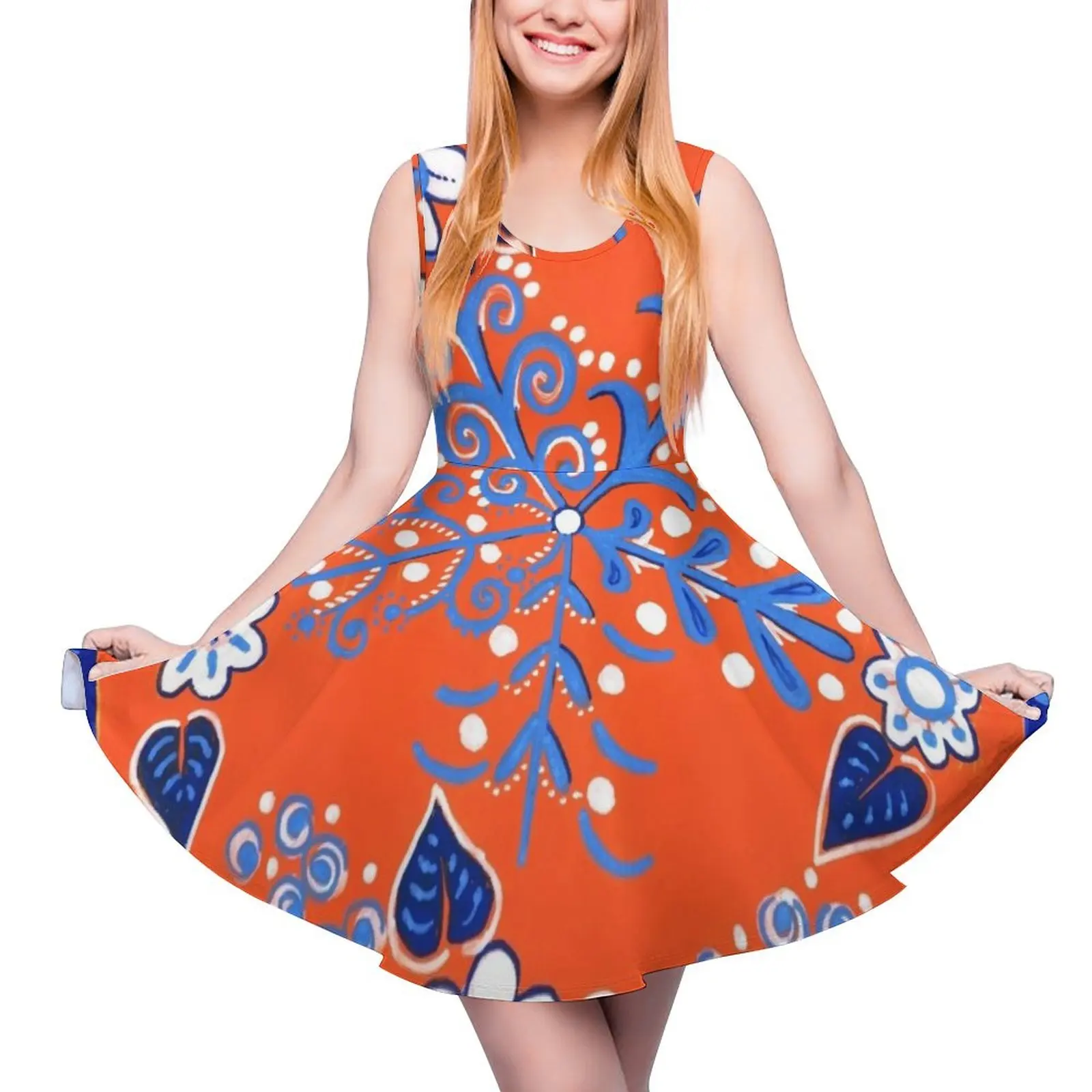 True Orange and Blue Round Neck Dress women's evening dress 2024 dress party night ceremony dresses
True Orange and Blue Round Neck Dress women's evening dress 2024 dress party night ceremony dresses