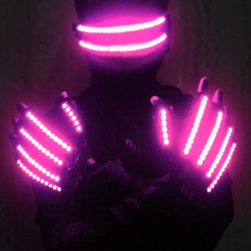 

Novelty Lighting Glow Sunglasses Fluorescent Neon Party Flashing Glasses Birthday Party Carnival Sunglasses Gloves Light