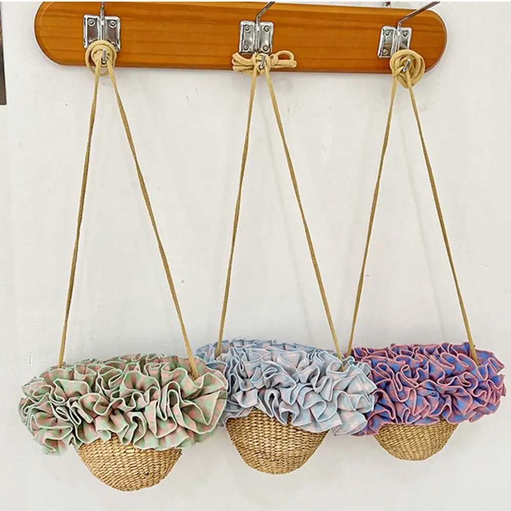 Girl Baby Shoulder Bag Children's Straw Plaid Bag Cross-body Bag Versatile Summer Children's Bag Fashionable Handbag
Girl Baby Shoulder Bag Children's Straw Plaid Bag Cross-body Bag Versatile Summer Children's Bag Fashionable Handbag