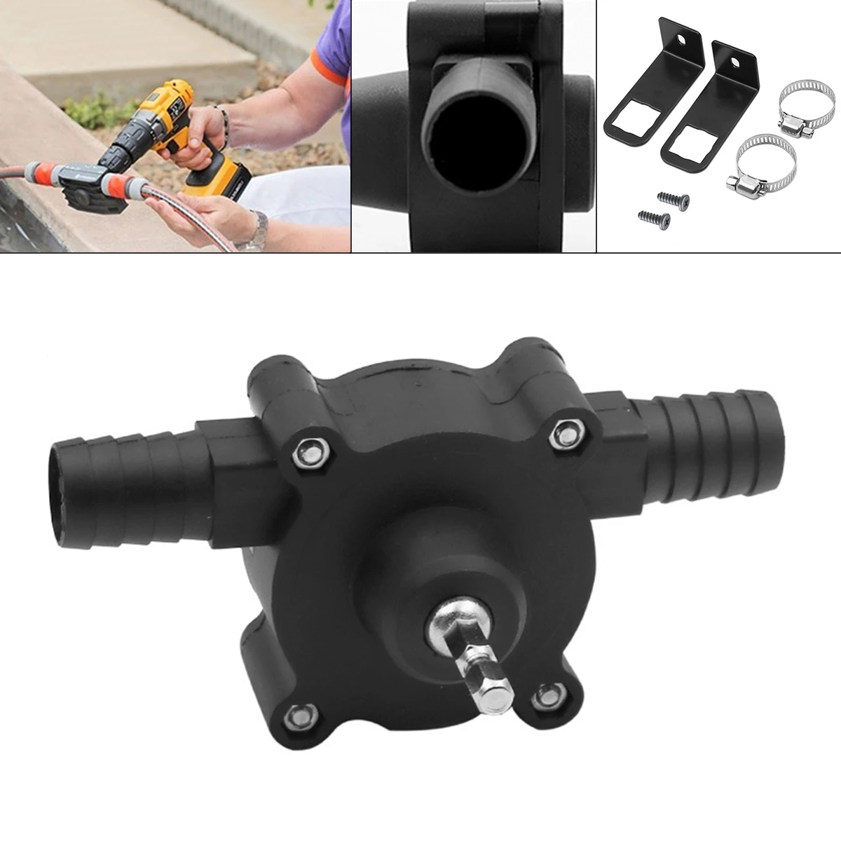 Electric Drill Pump Portable Mini Hand Tool Self Priming Transfer Pumps Water Pump Liquid Transfer Pumps for Home Garden
Electric Drill Pump Portable Mini Hand Tool Self Priming Transfer Pumps Water Pump Liquid Transfer Pumps for Home Garden