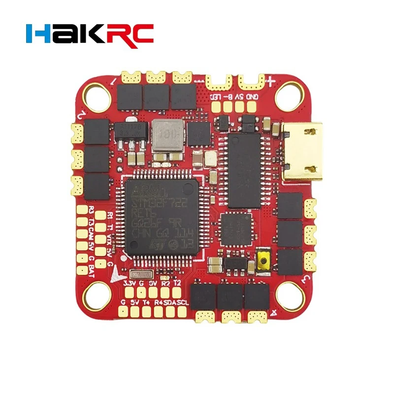 HAKRC F722 40A AIO Dual USB Flight Control ESC Integrated FPV Racing Ride Through Machine 2-6S
HAKRC F722 40A AIO Dual USB Flight Control ESC Integrated FPV Racing Ride Through Machine 2-6S