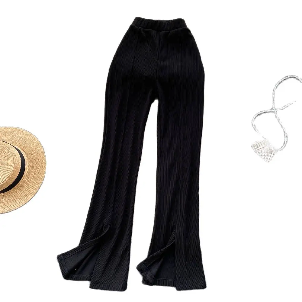 Fashion Trousers Women's 2022 Spring And Summer New Drape Slits Mopping The floor Long High Waist All-match Casual TrousersLady
Fashion Trousers Women's 2022 Spring And Summer New Drape Slits Mopping The floor Long High Waist All-match Casual TrousersLady