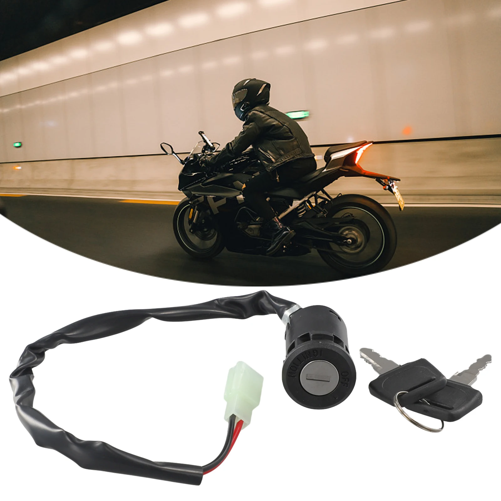 Motorcycle Parts Ignition Key Switch Moped Electric Motorcycle 2 Wire On/Off ATV Dirt Bike Fit For Universal Motorcycle Switch
Motorcycle Parts Ignition Key Switch Moped Electric Motorcycle 2 Wire On/Off ATV Dirt Bike Fit For Universal Motorcycle Switch