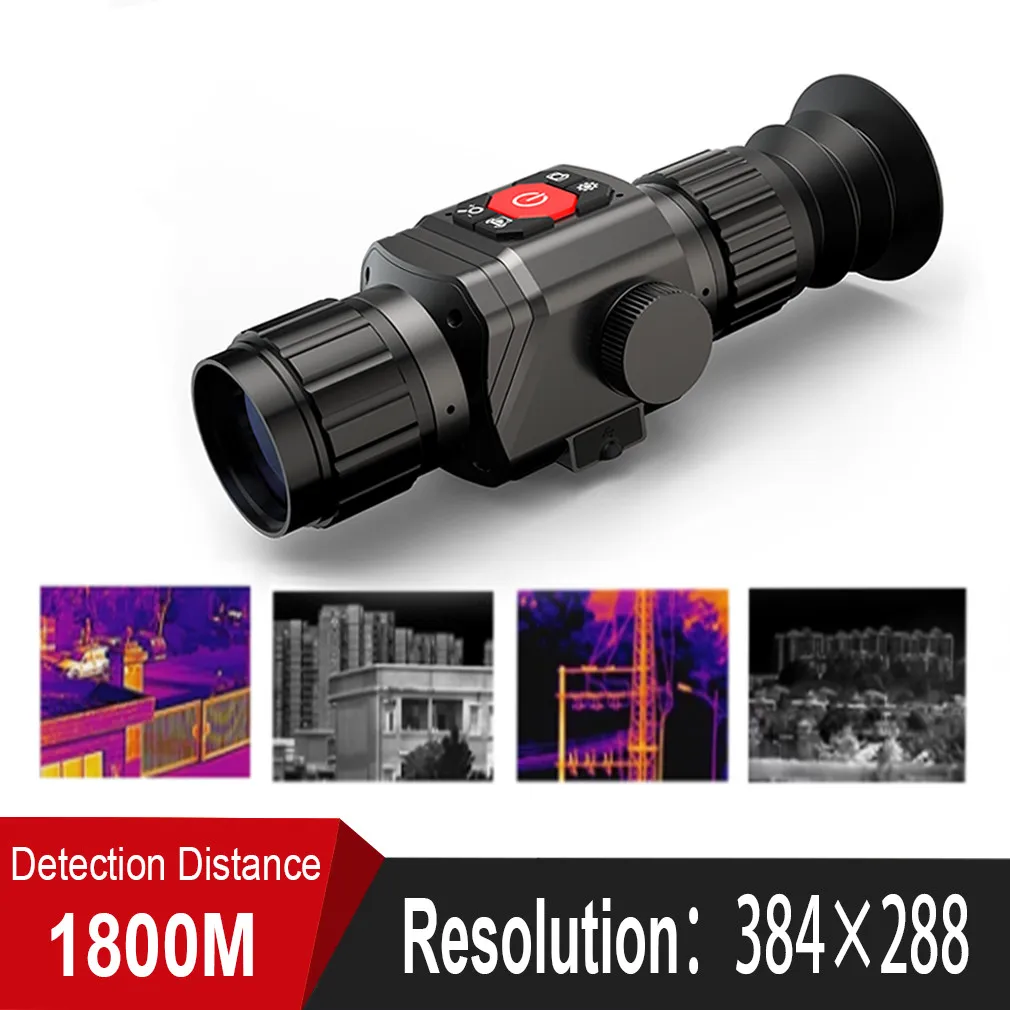 

HT-C8 Night Vision Infrared Thermal Imager Outdoor Hunt 384*288 Pixels Thermal Camera Monocular Telescopic Sight 25mm Lens