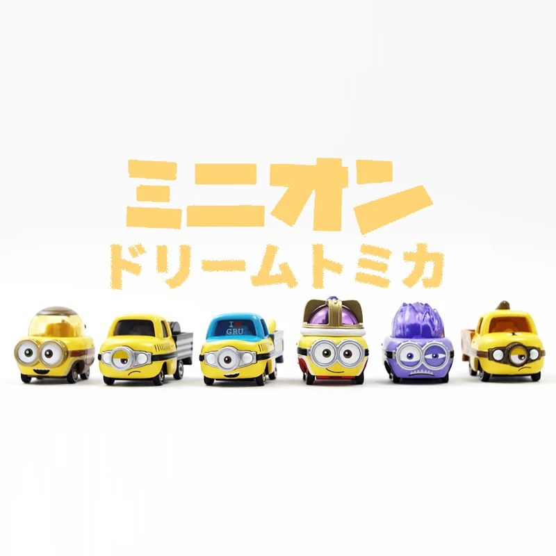 

TAKARA TOMY Despicable Me Minions Anime Alloy Car Model Toy Car Decoration Room Collection Decoration Gift for Boys and Girls