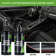 50ml/100ml Car Plastic Part Leather Restorer Cleaning Retreading Agent Exterior Interior Cleaner Refurbishment Liquid Spray
50ml/100ml Car Plastic Part Leather Restorer Cleaning Retreading Agent Exterior Interior Cleaner Refurbishment Liquid Spray