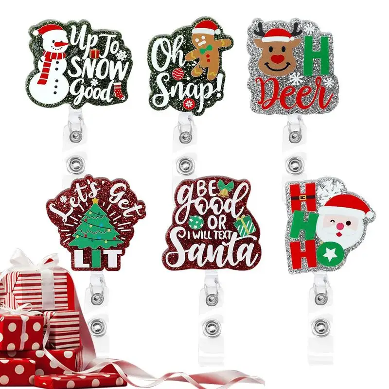 Christmas Badge Holders Christmas Easy Pull Button Decoration Retractable Rotating Pull Button Multi-Purpose key Card Holder
Christmas Badge Holders Christmas Easy Pull Button Decoration Retractable Rotating Pull Button Multi-Purpose key Card Holder