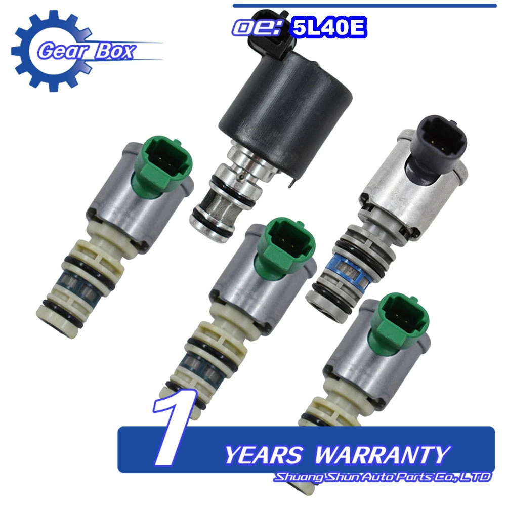 Auto Parts 5 Piece Transmission Solenoid Kit 5L40E for Cadillac CTS 2001 2002 2003 2004 2005 2006 2007 Transmission Solenoid Shi 
Auto Parts 5 Piece Transmission Solenoid Kit 5L40E for Cadillac CTS 2001 2002 2003 2004 2005 2006 2007 Transmission Solenoid Shi