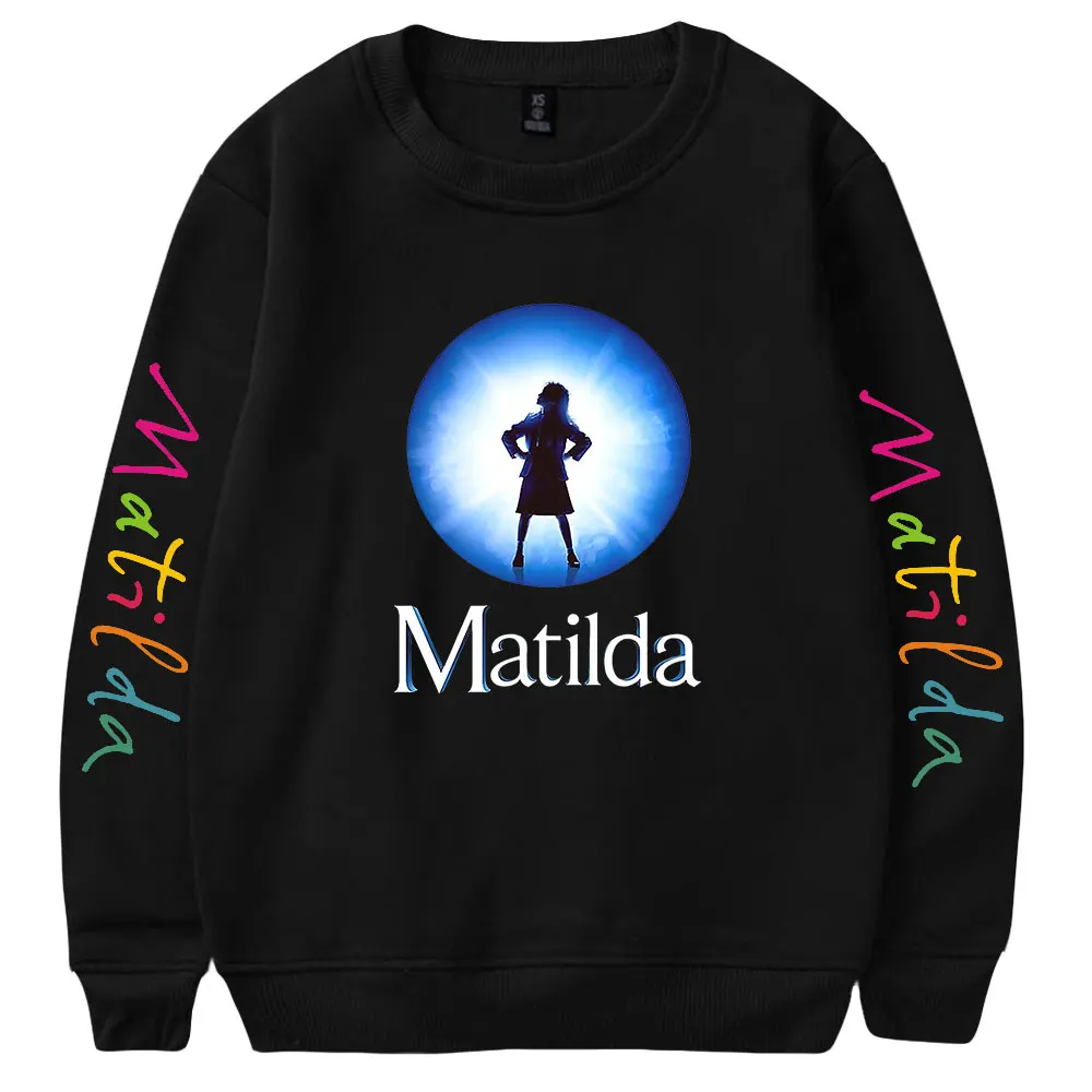 Уличная одежда Roald Dahl's Matilda с длинным рукавом и круглым вырезом, свитшот для мужчин и женщин, уличная одежда в стиле Харадзюку, унисекс 
Уличная одежда Roald Dahl's Matilda с длинным рукавом и круглым вырезом, свитшот для мужчин и женщин, уличная одежда в стиле Харадзюку, унисекс