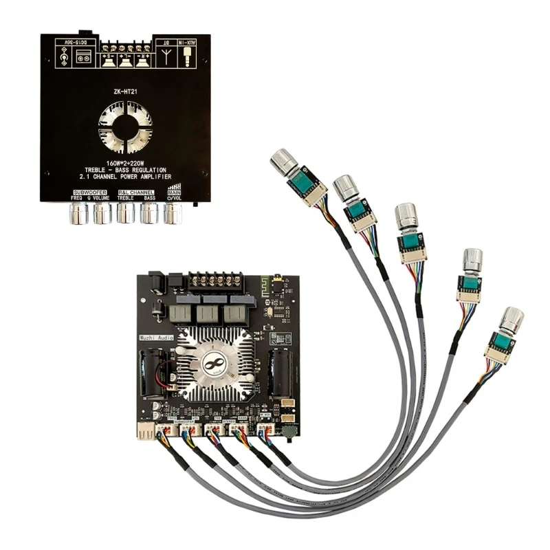2,1-канальный усилитель мощности сабвуфера, плата усилителя AudioStereo Bluetooth5.0, модуль R7UA
2,1-канальный усилитель мощности сабвуфера, плата усилителя AudioStereo Bluetooth5.0, модуль R7UA