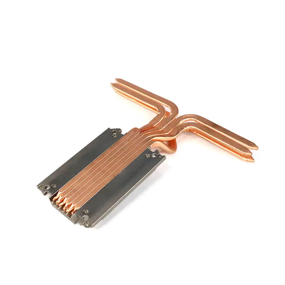 

New Technology Thin Bending Aluminum Welding Copper Pipe Zipper Fin Vapor Chamber Heat Sink