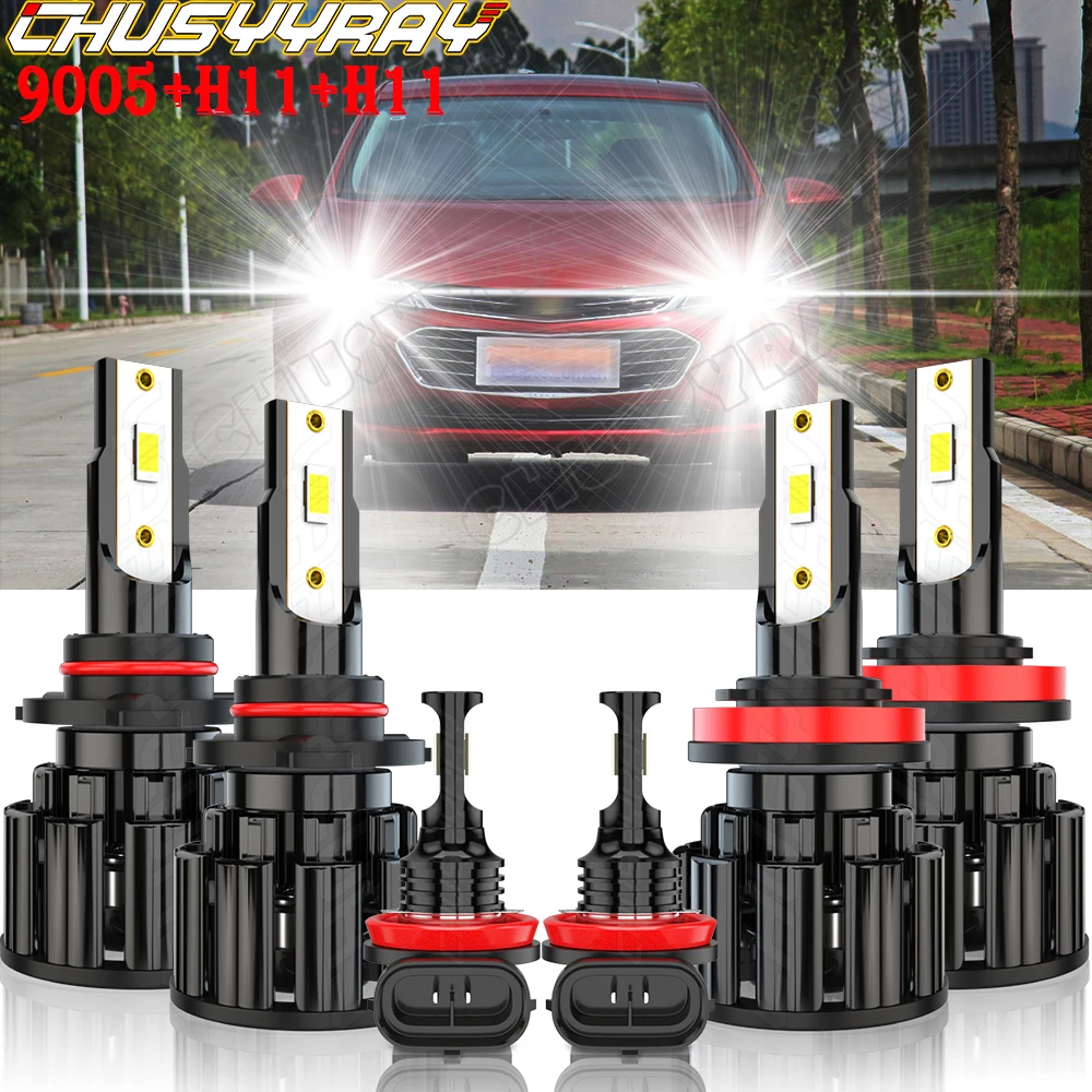 CHUSYYRAY Compatible For Chevrolet Cruze 2016-2019-6X 9005 H11 LED Headlight Hi/Low H11 Fog Light Combo bulbs Car accsesories
CHUSYYRAY Compatible For Chevrolet Cruze 2016-2019-6X 9005 H11 LED Headlight Hi/Low H11 Fog Light Combo bulbs Car accsesories